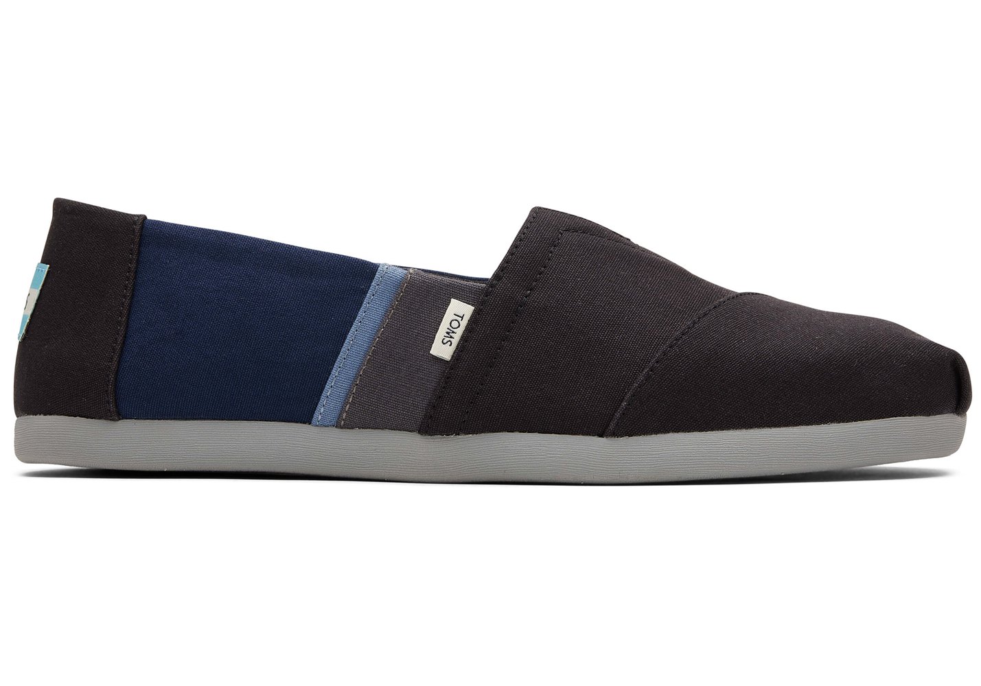 Toms Alpargata Color Block Espadrille Black - Mens - 79238-NEVD